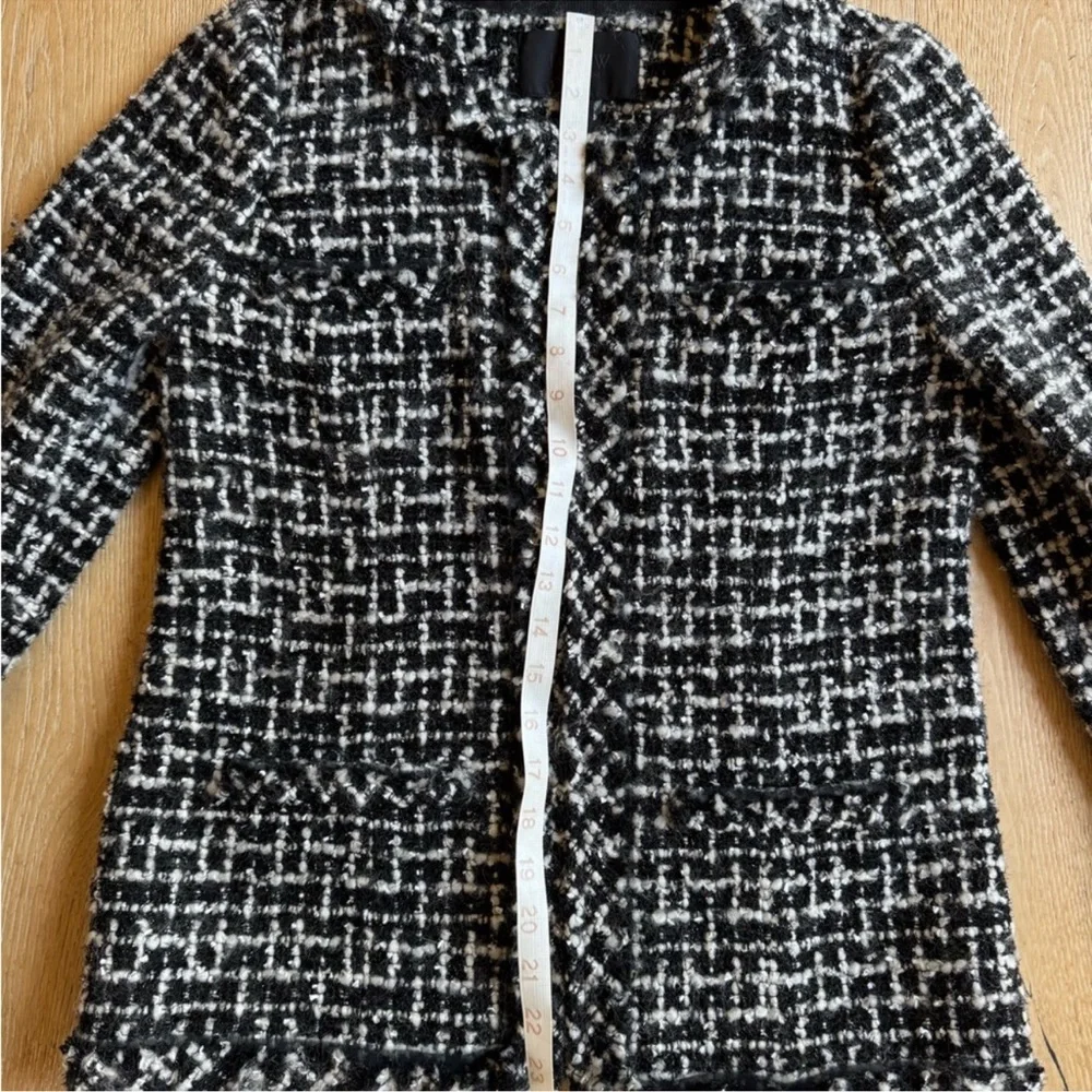 JCrew Collection Lady 🔥Tweed Classic🔥Jacket sz6 Black/white PristinePrice Firm!